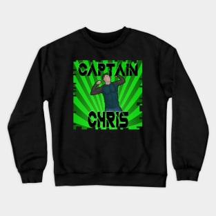 Captain Chris Pixel Art Crewneck Sweatshirt